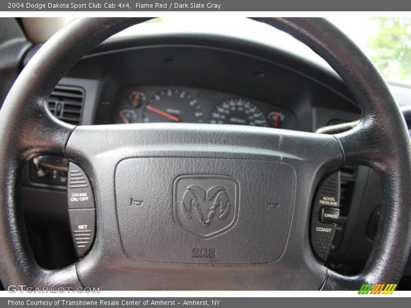 Flame Red / Dark Slate Gray 2004 Dodge Dakota Sport Club Cab 4x4