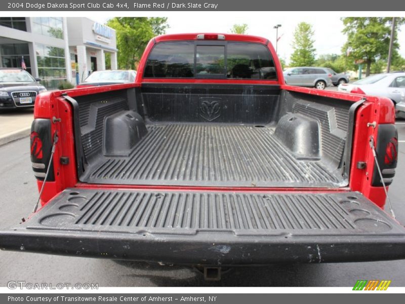 Flame Red / Dark Slate Gray 2004 Dodge Dakota Sport Club Cab 4x4