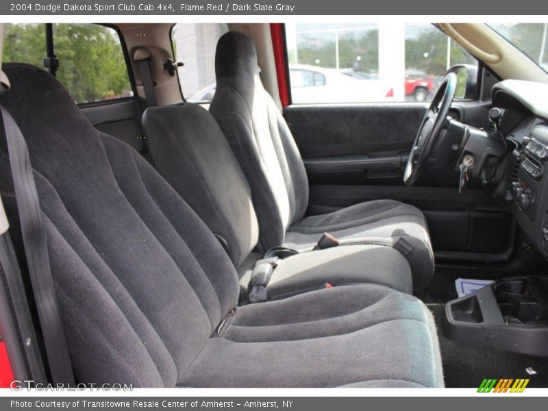 Flame Red / Dark Slate Gray 2004 Dodge Dakota Sport Club Cab 4x4
