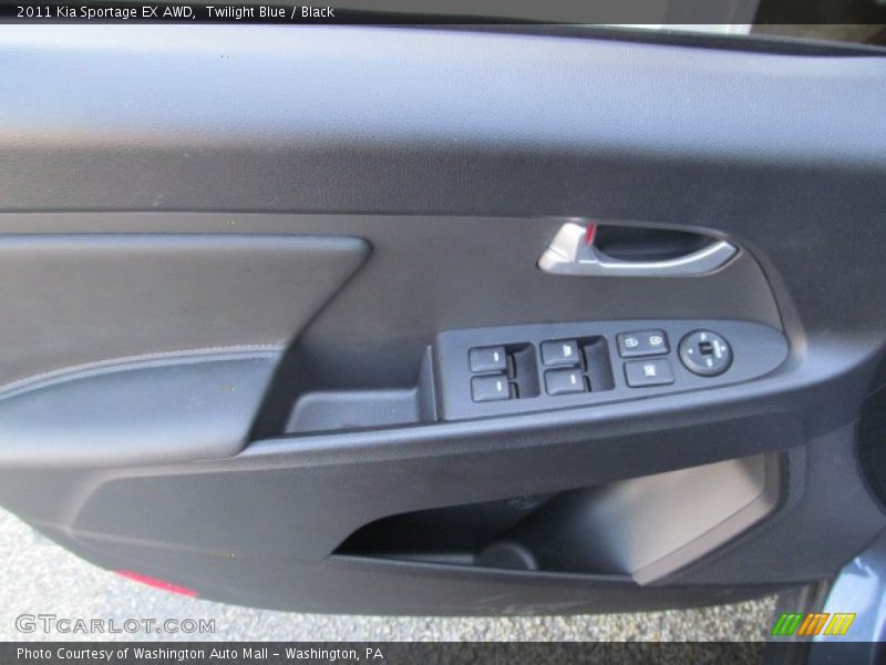 Twilight Blue / Black 2011 Kia Sportage EX AWD