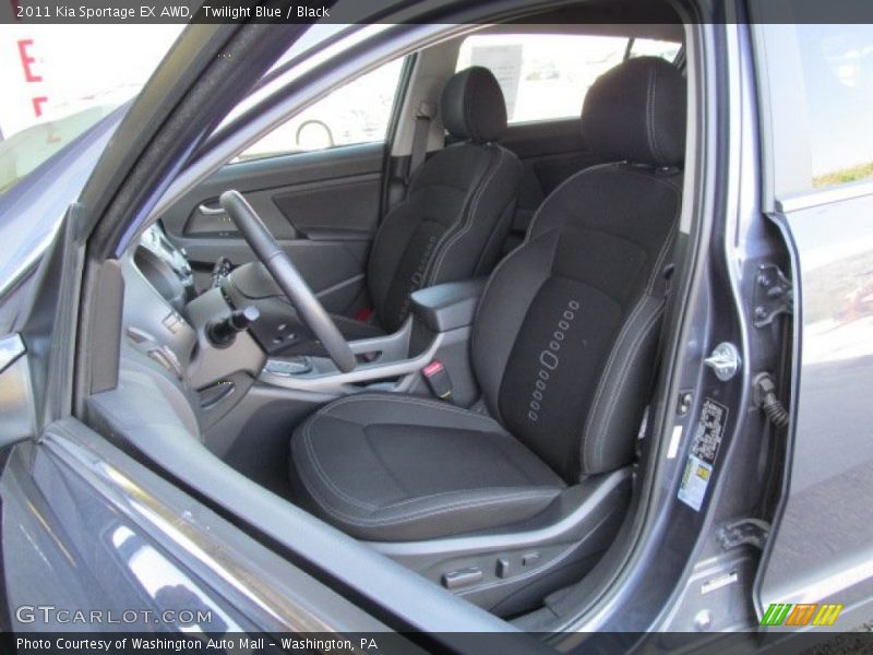 Twilight Blue / Black 2011 Kia Sportage EX AWD
