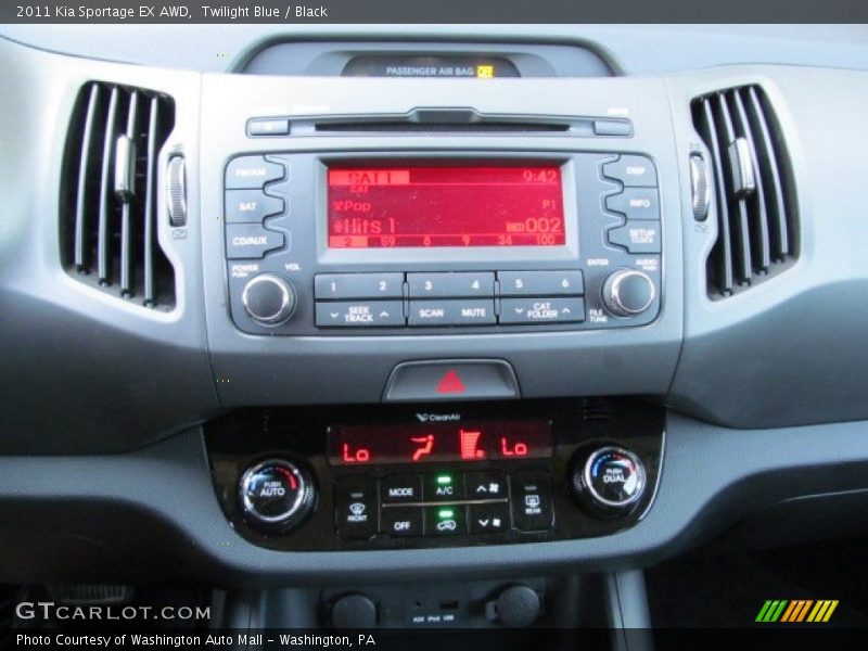 Twilight Blue / Black 2011 Kia Sportage EX AWD