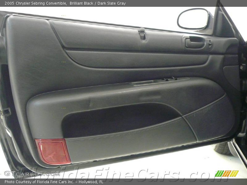 Brilliant Black / Dark Slate Gray 2005 Chrysler Sebring Convertible