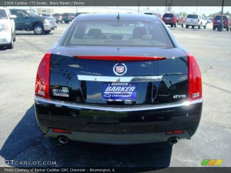 Black Raven / Ebony 2008 Cadillac CTS Sedan