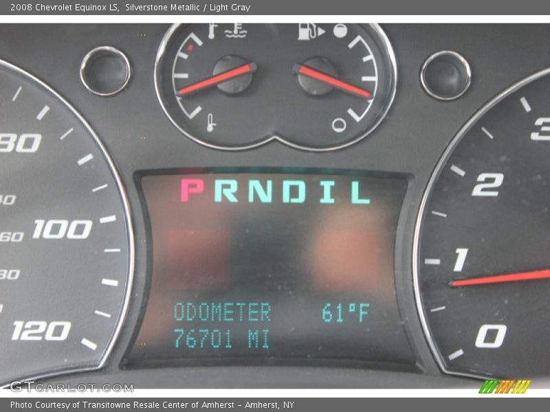 Silverstone Metallic / Light Gray 2008 Chevrolet Equinox LS