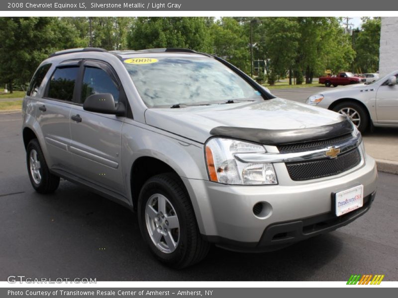 Silverstone Metallic / Light Gray 2008 Chevrolet Equinox LS