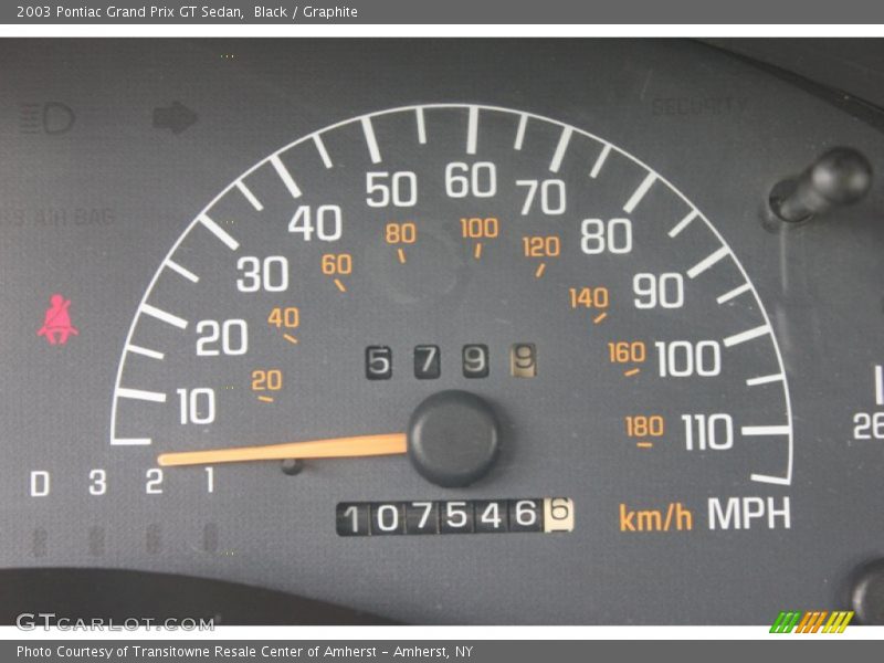 Black / Graphite 2003 Pontiac Grand Prix GT Sedan