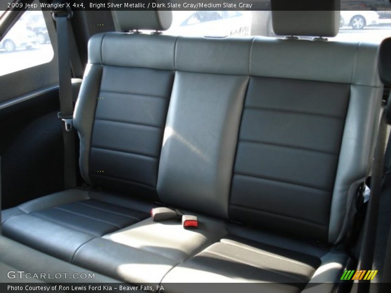 Bright Silver Metallic / Dark Slate Gray/Medium Slate Gray 2009 Jeep Wrangler X 4x4