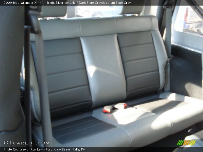 Bright Silver Metallic / Dark Slate Gray/Medium Slate Gray 2009 Jeep Wrangler X 4x4