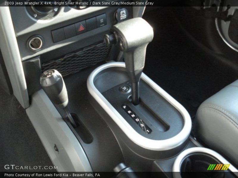 Bright Silver Metallic / Dark Slate Gray/Medium Slate Gray 2009 Jeep Wrangler X 4x4