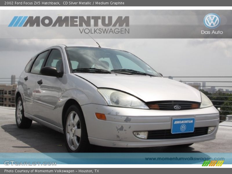 CD Silver Metallic / Medium Graphite 2002 Ford Focus ZX5 Hatchback