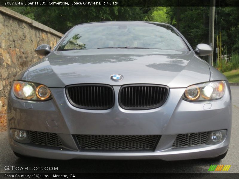 Space Gray Metallic / Black 2007 BMW 3 Series 335i Convertible