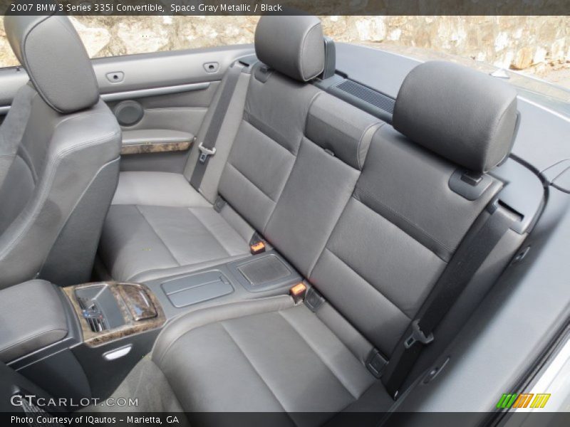 Space Gray Metallic / Black 2007 BMW 3 Series 335i Convertible