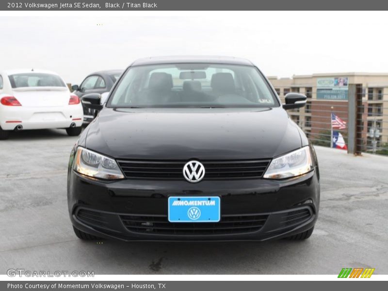 Black / Titan Black 2012 Volkswagen Jetta SE Sedan
