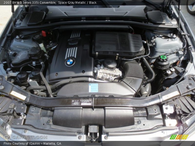 Space Gray Metallic / Black 2007 BMW 3 Series 335i Convertible