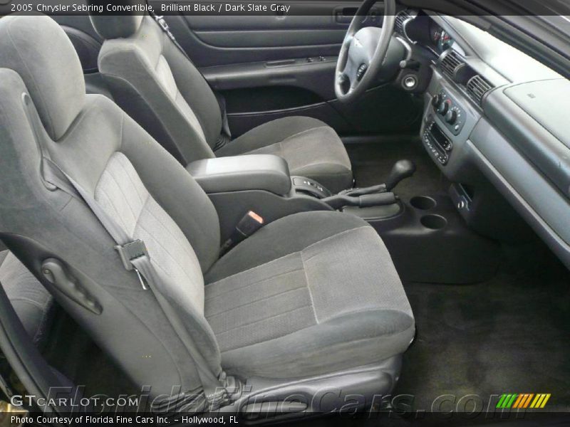 Brilliant Black / Dark Slate Gray 2005 Chrysler Sebring Convertible
