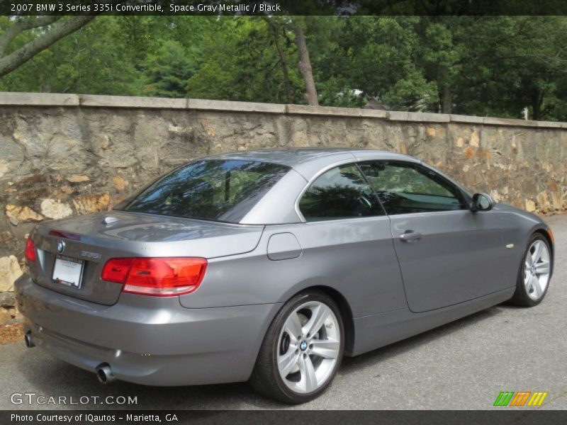 Space Gray Metallic / Black 2007 BMW 3 Series 335i Convertible