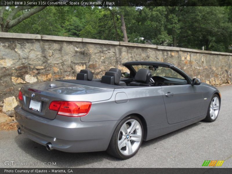 Space Gray Metallic / Black 2007 BMW 3 Series 335i Convertible