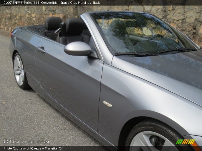 Space Gray Metallic / Black 2007 BMW 3 Series 335i Convertible