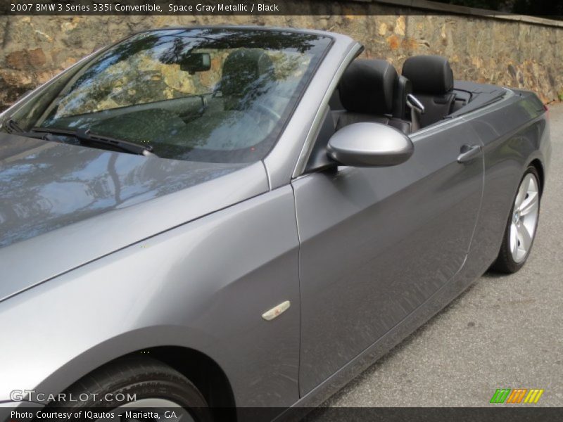 Space Gray Metallic / Black 2007 BMW 3 Series 335i Convertible