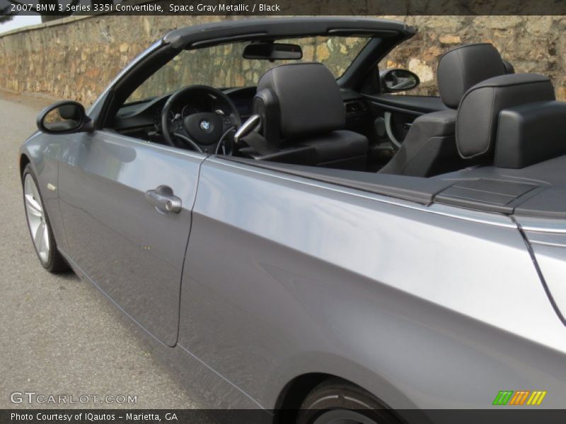 Space Gray Metallic / Black 2007 BMW 3 Series 335i Convertible