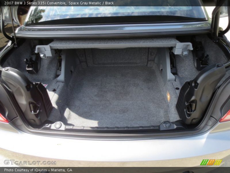 Space Gray Metallic / Black 2007 BMW 3 Series 335i Convertible