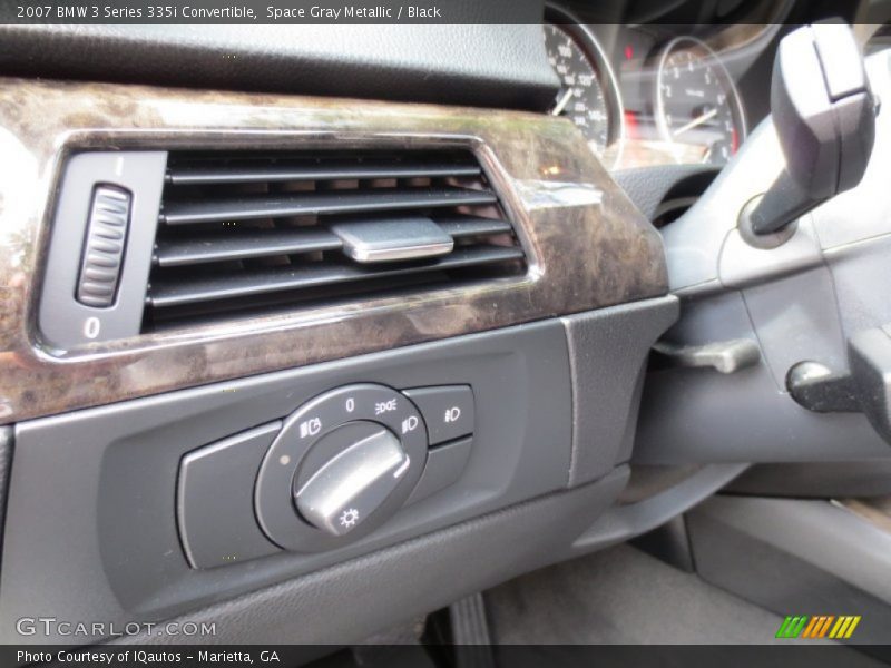 Space Gray Metallic / Black 2007 BMW 3 Series 335i Convertible