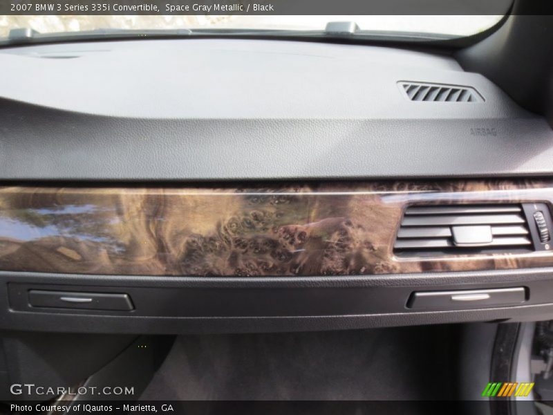 Space Gray Metallic / Black 2007 BMW 3 Series 335i Convertible