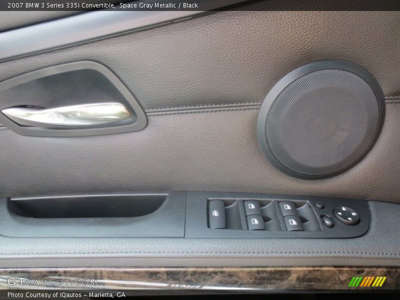 Space Gray Metallic / Black 2007 BMW 3 Series 335i Convertible