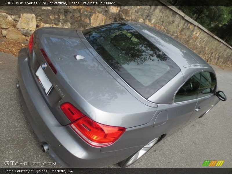 Space Gray Metallic / Black 2007 BMW 3 Series 335i Convertible