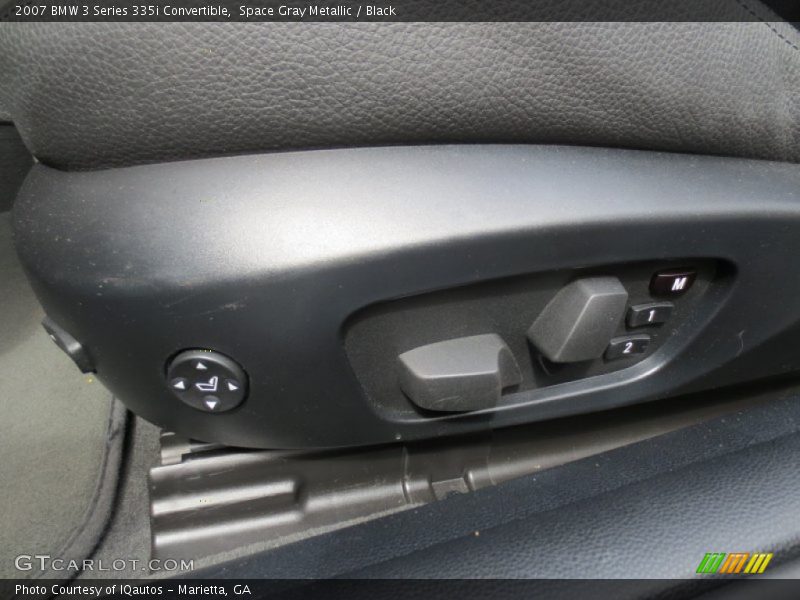 Space Gray Metallic / Black 2007 BMW 3 Series 335i Convertible