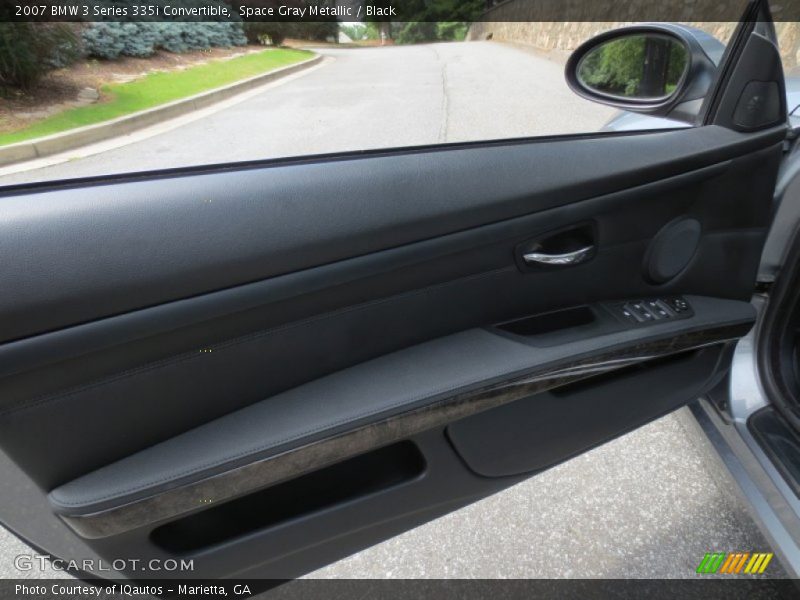 Space Gray Metallic / Black 2007 BMW 3 Series 335i Convertible