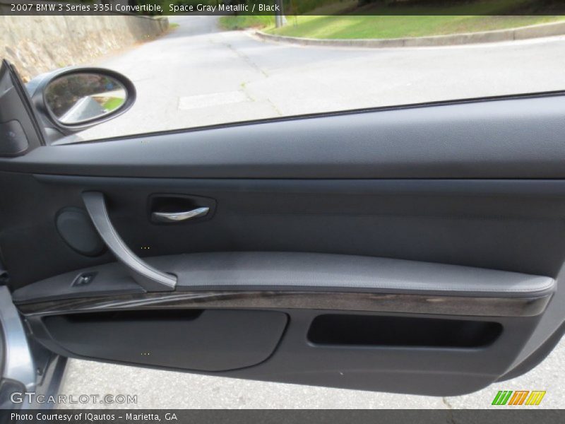 Space Gray Metallic / Black 2007 BMW 3 Series 335i Convertible