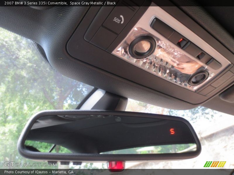 Space Gray Metallic / Black 2007 BMW 3 Series 335i Convertible