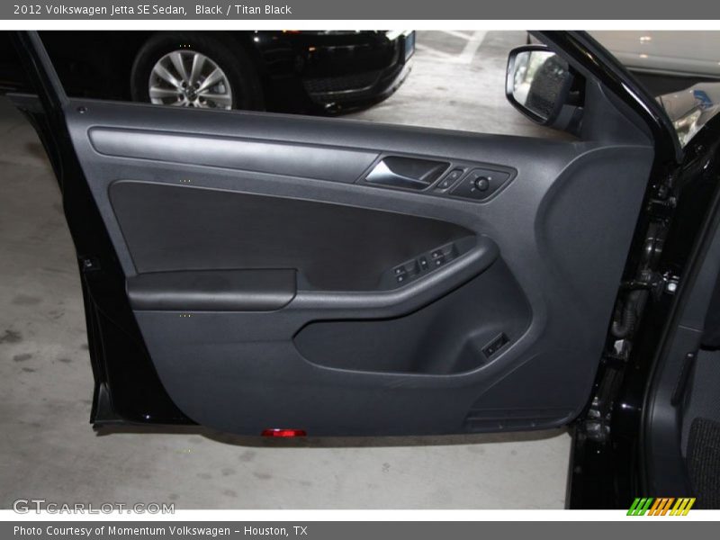 Black / Titan Black 2012 Volkswagen Jetta SE Sedan