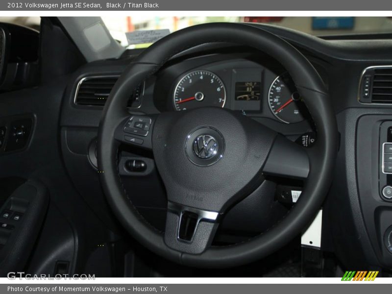 Black / Titan Black 2012 Volkswagen Jetta SE Sedan