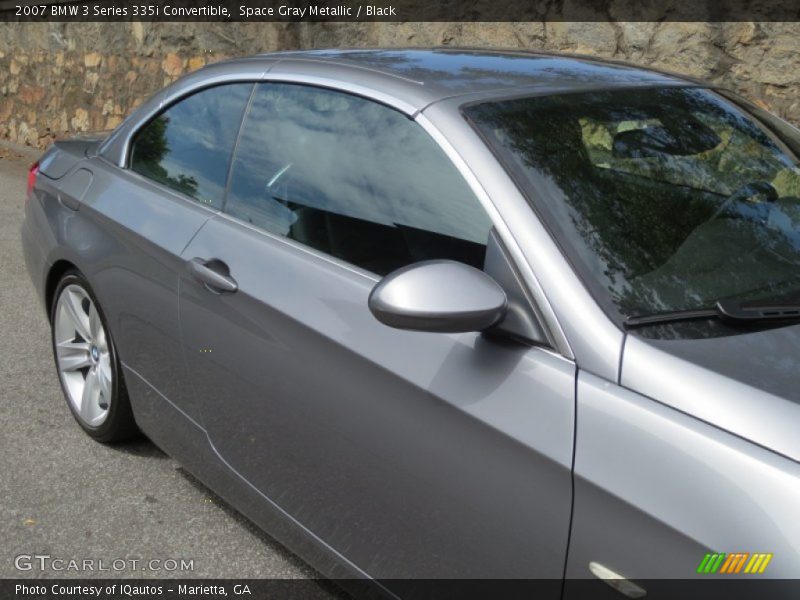 Space Gray Metallic / Black 2007 BMW 3 Series 335i Convertible