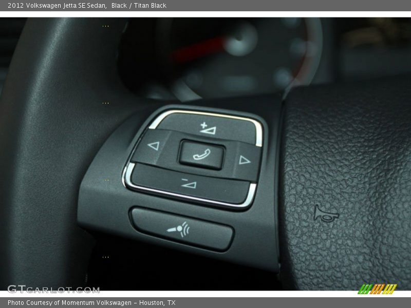 Black / Titan Black 2012 Volkswagen Jetta SE Sedan