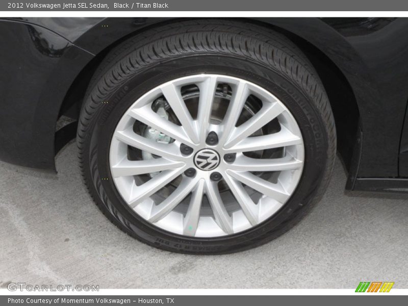 Black / Titan Black 2012 Volkswagen Jetta SEL Sedan