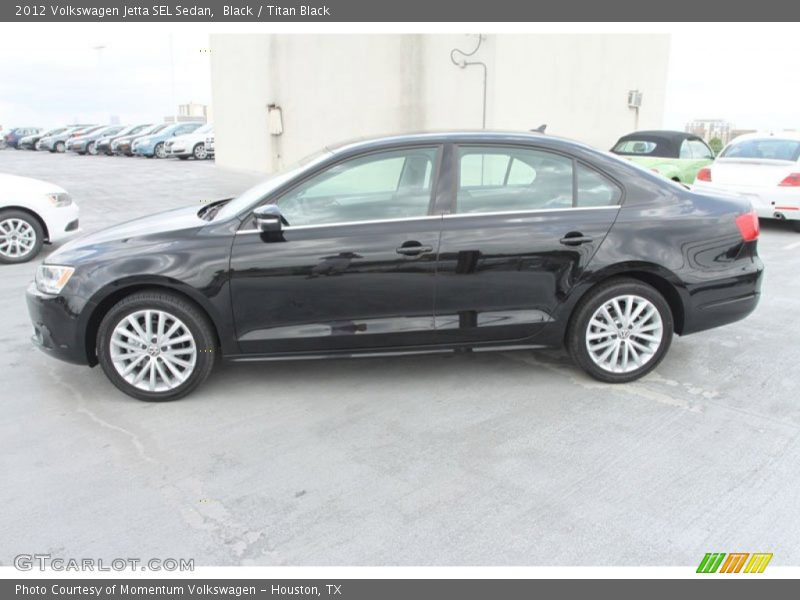 Black / Titan Black 2012 Volkswagen Jetta SEL Sedan