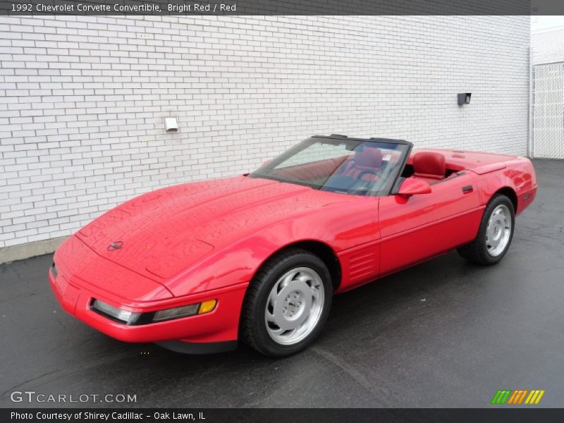 Front 3/4 View of 1992 Corvette Convertible