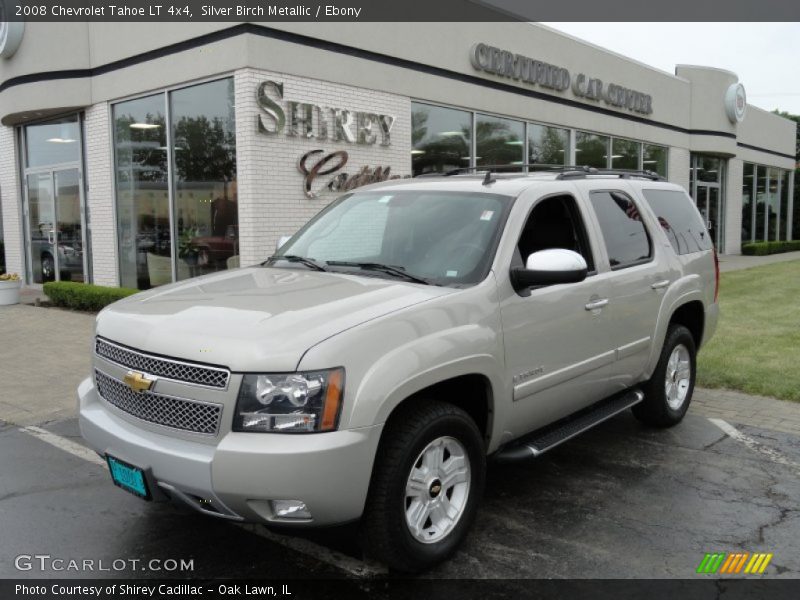Silver Birch Metallic / Ebony 2008 Chevrolet Tahoe LT 4x4