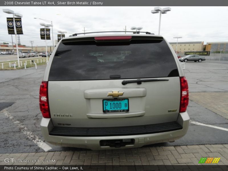 Silver Birch Metallic / Ebony 2008 Chevrolet Tahoe LT 4x4