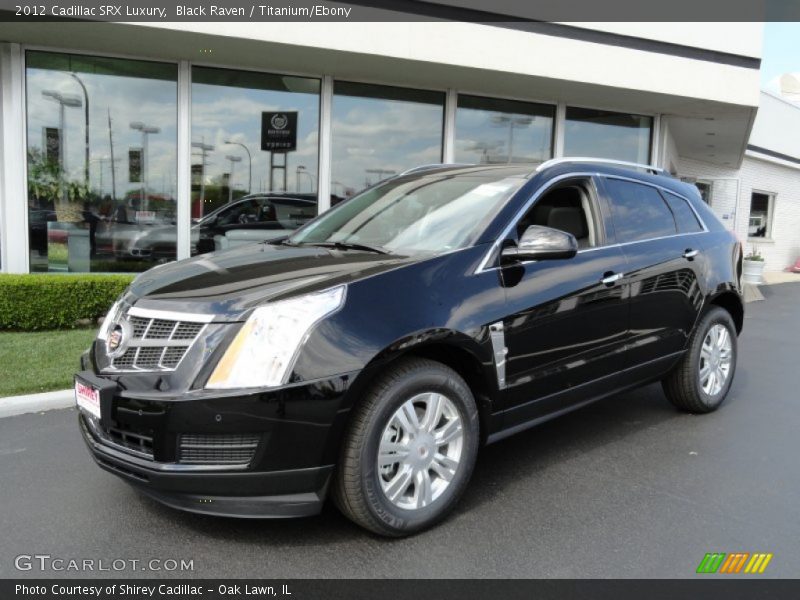 Black Raven / Titanium/Ebony 2012 Cadillac SRX Luxury