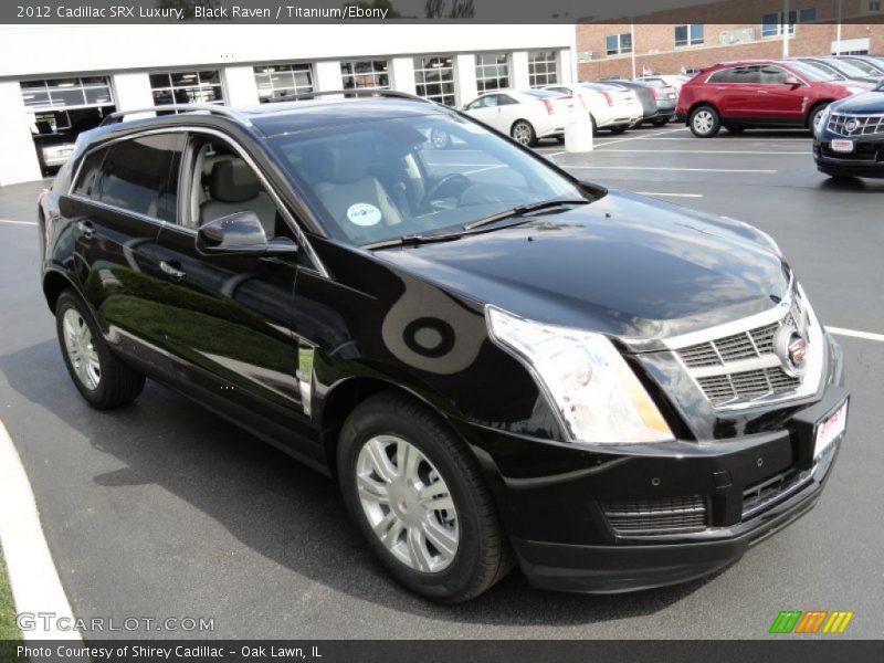 Black Raven / Titanium/Ebony 2012 Cadillac SRX Luxury