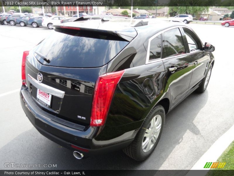 Black Raven / Titanium/Ebony 2012 Cadillac SRX Luxury