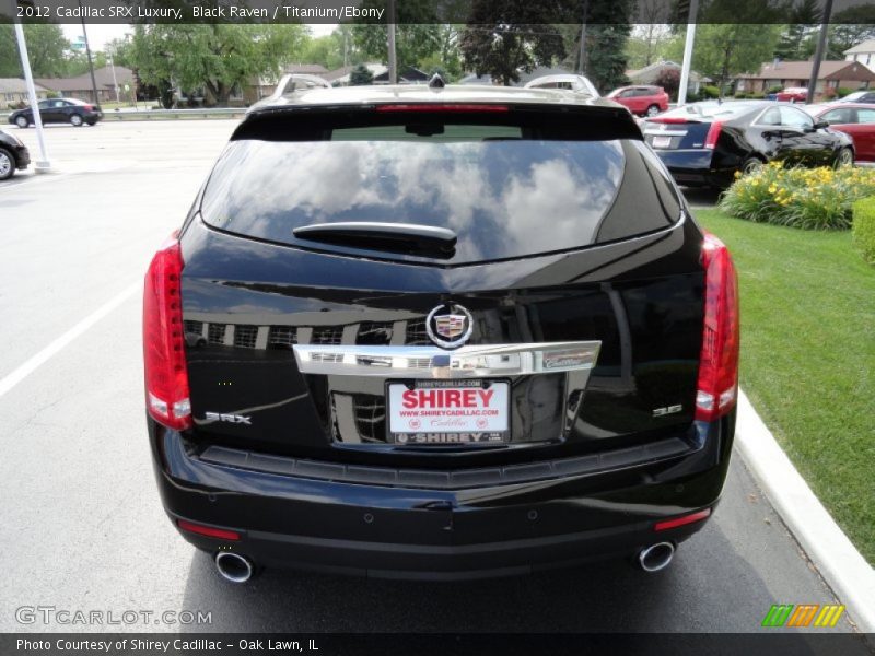 Black Raven / Titanium/Ebony 2012 Cadillac SRX Luxury