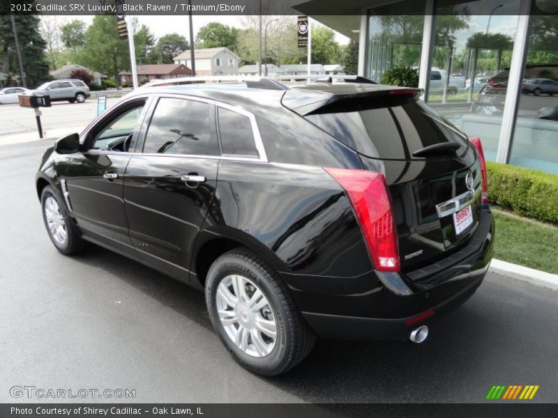 Black Raven / Titanium/Ebony 2012 Cadillac SRX Luxury