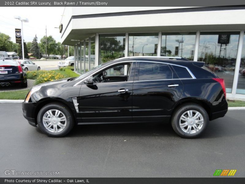Black Raven / Titanium/Ebony 2012 Cadillac SRX Luxury