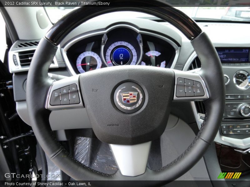 Black Raven / Titanium/Ebony 2012 Cadillac SRX Luxury